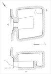 Burial Cave 12, plan and section.