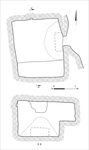 Burial Cave 21, plan and section.