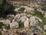 A cluster of ashlars, looking west.